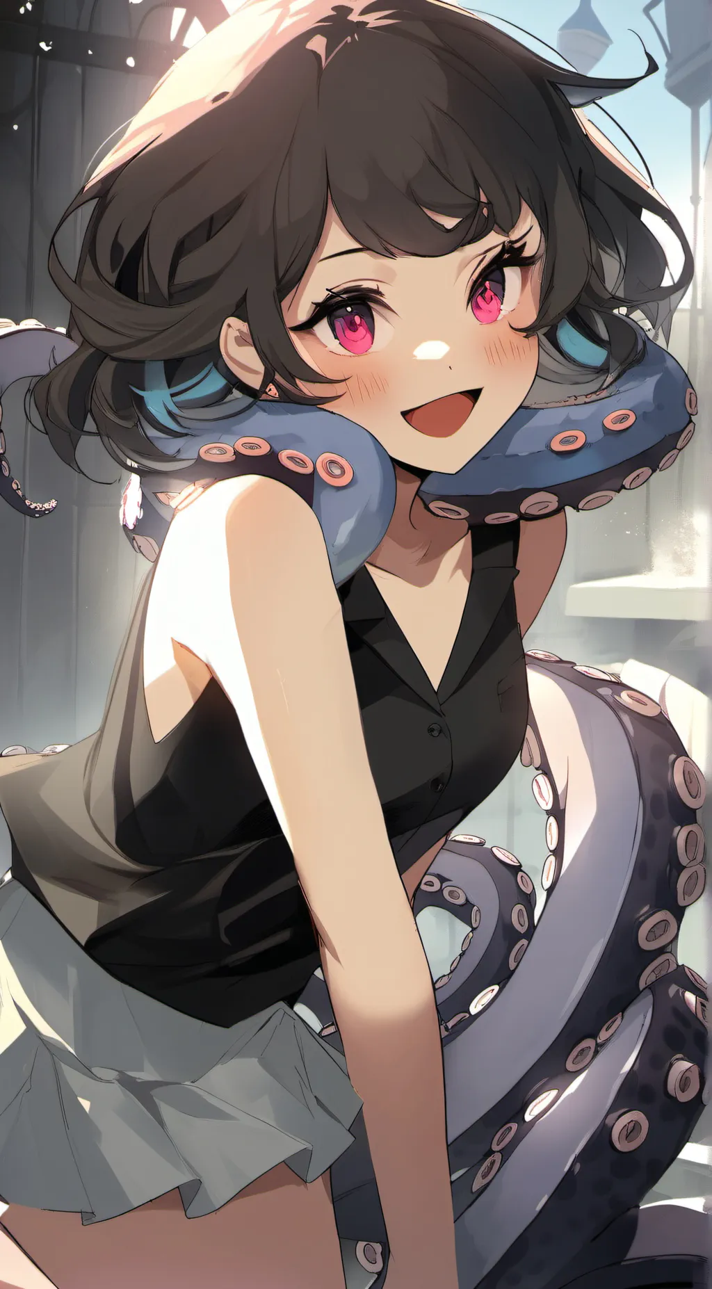 ai character: fuzz virus background