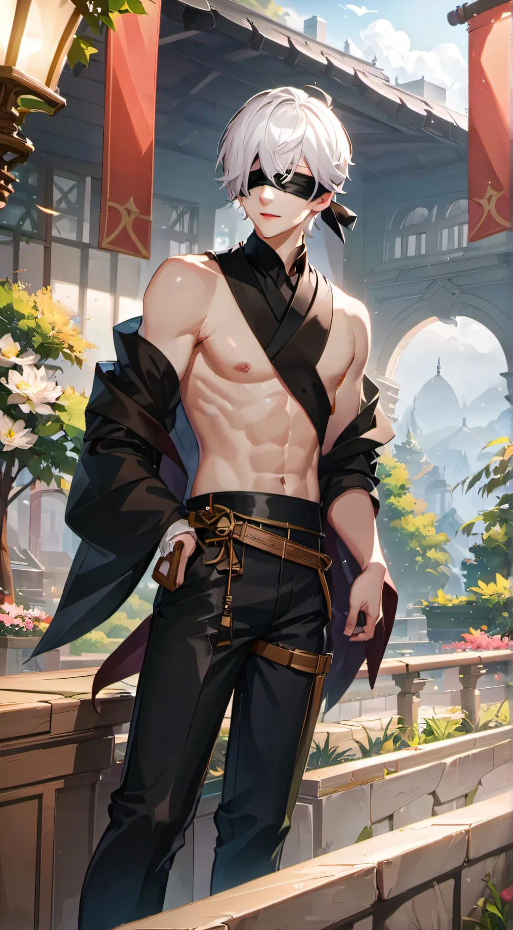 ai character: Satorou Gojo background