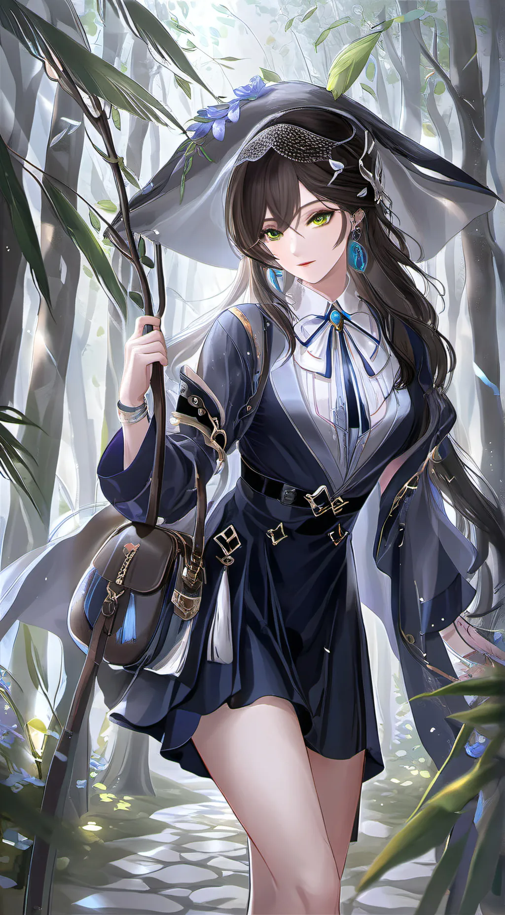 ai character: Luna background