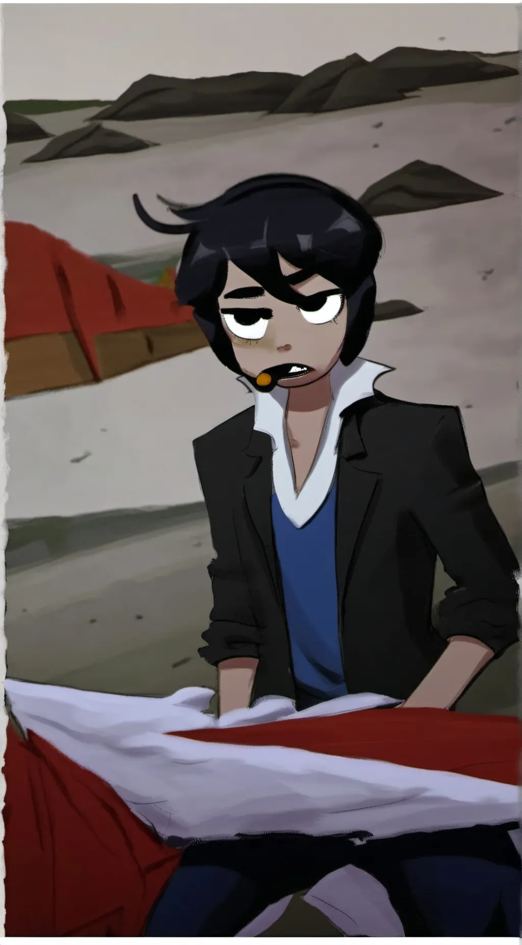 ai character: mirai park(craig) background