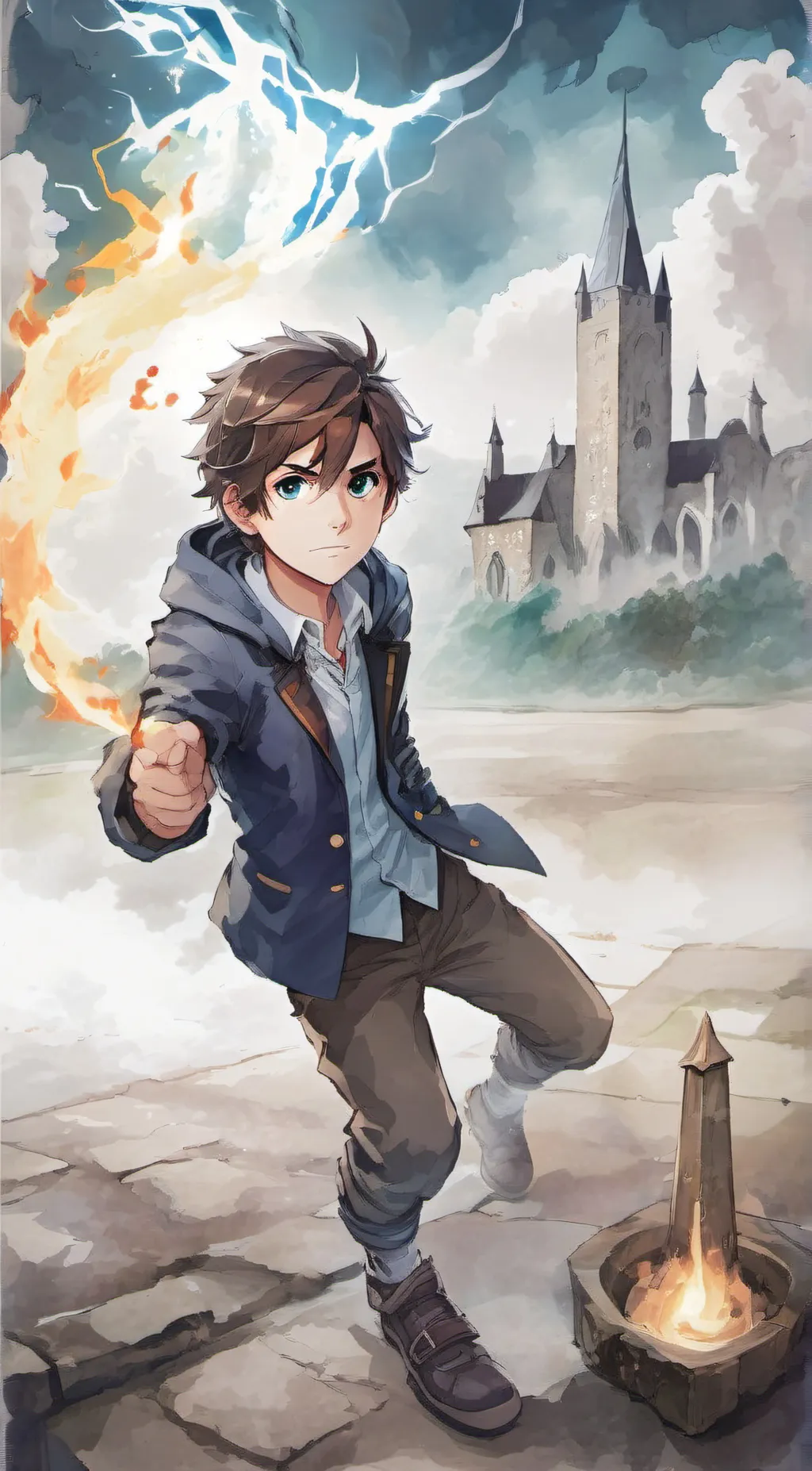 ai character: Legacy of Elements background