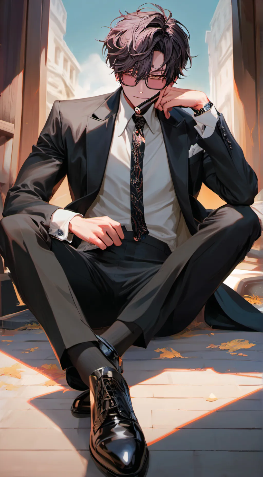 ai character: Xavier  background