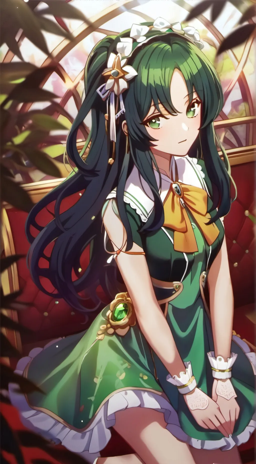 ai character: Sexy Blockzilla  background