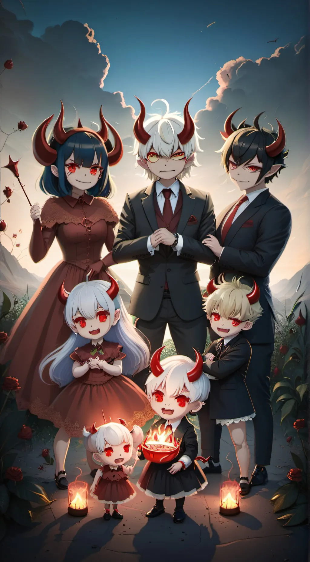 ai character: Devil family background
