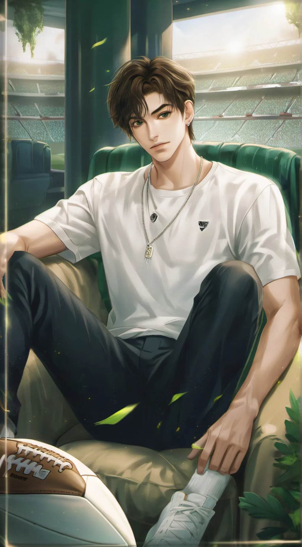 ai character: brazton background