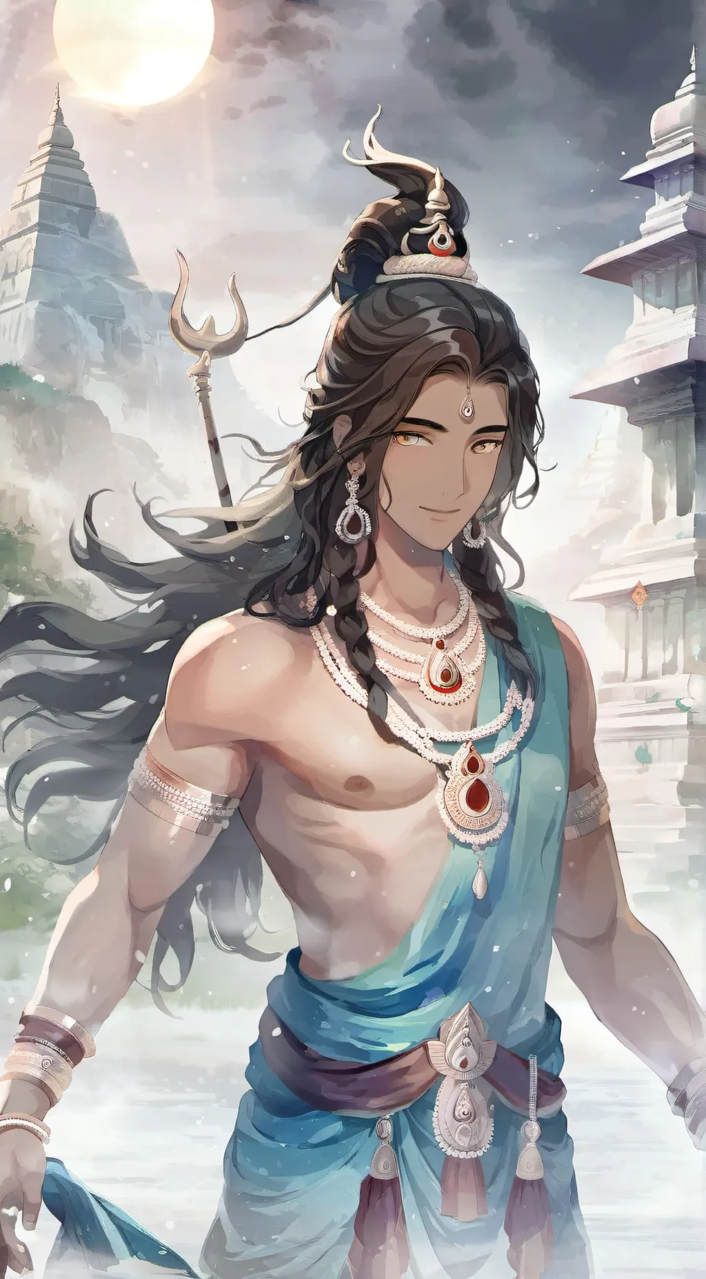 ai character: Shiva background