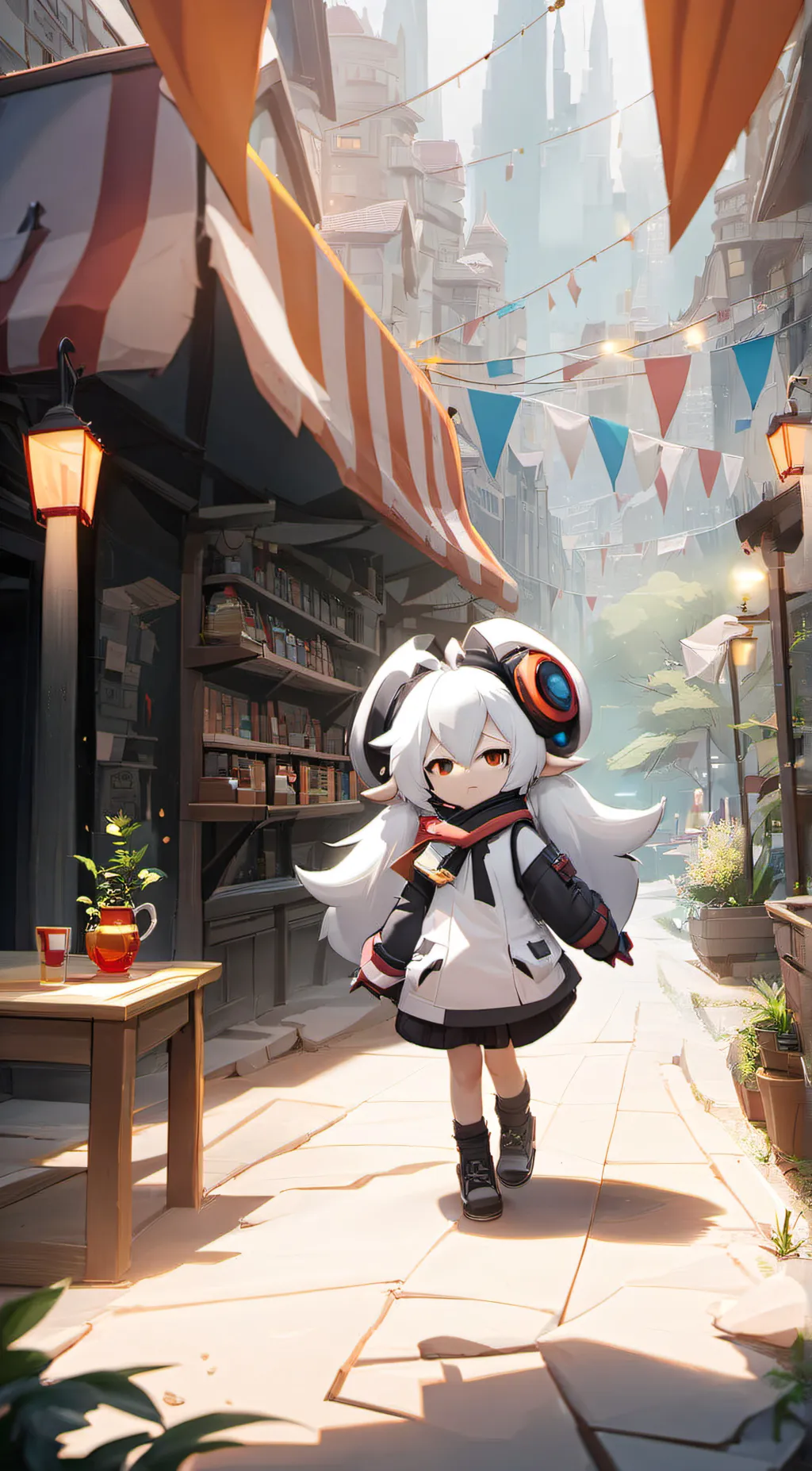 ai character: Lora background