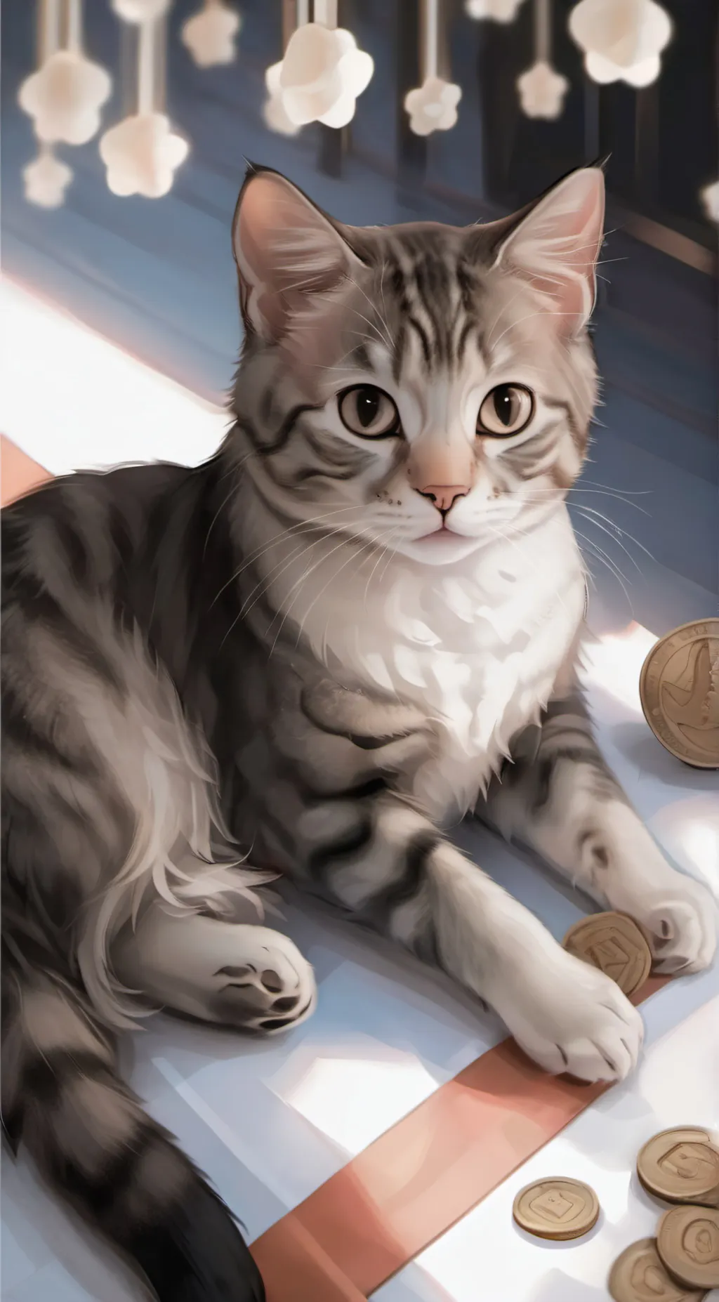 ai character: Cat-Meow background
