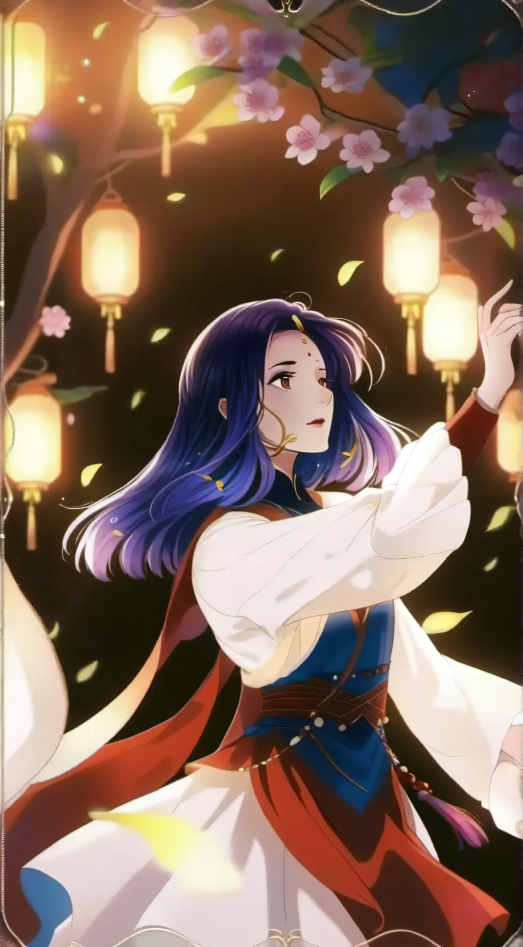 ai character: luna background