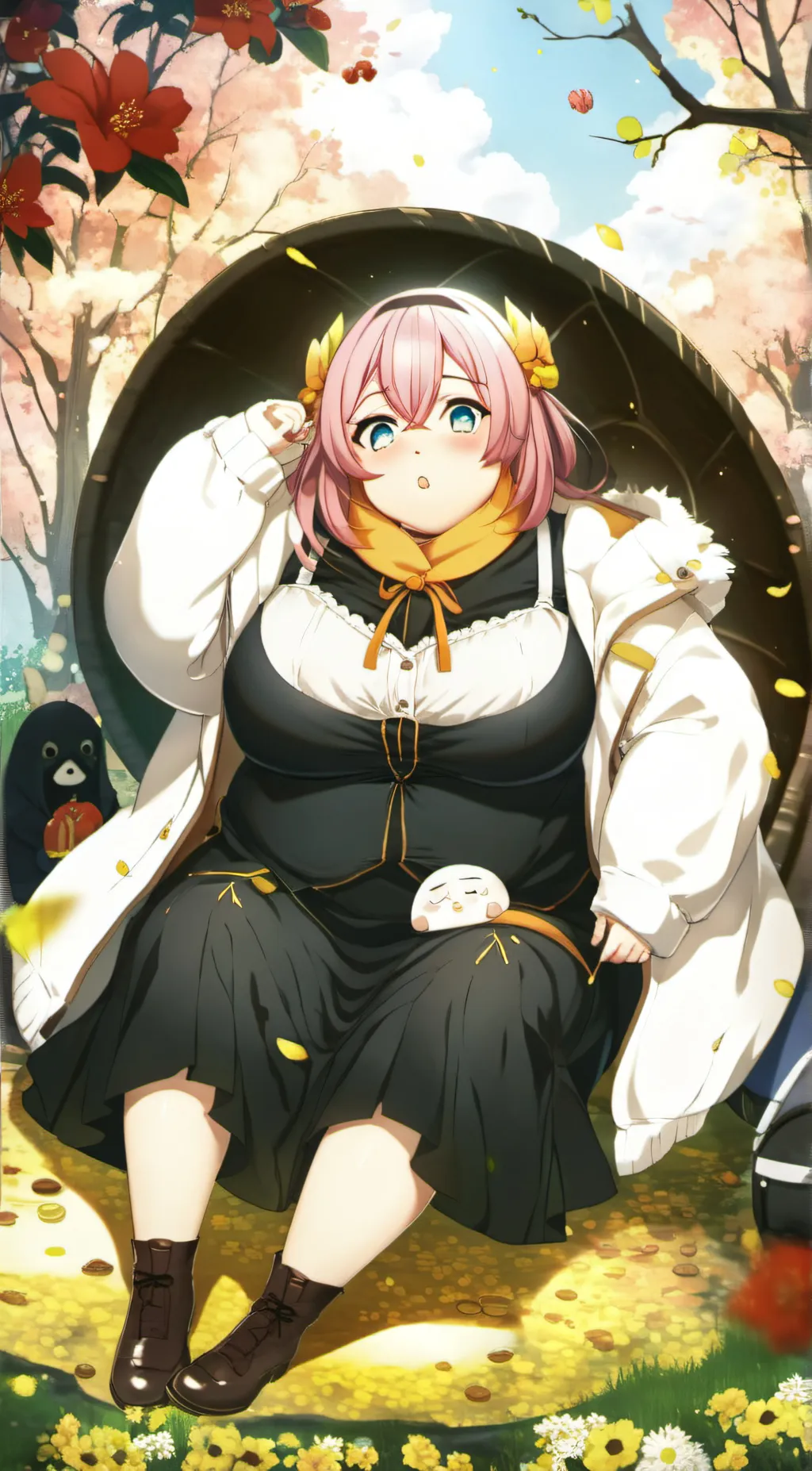 ai character: fat background