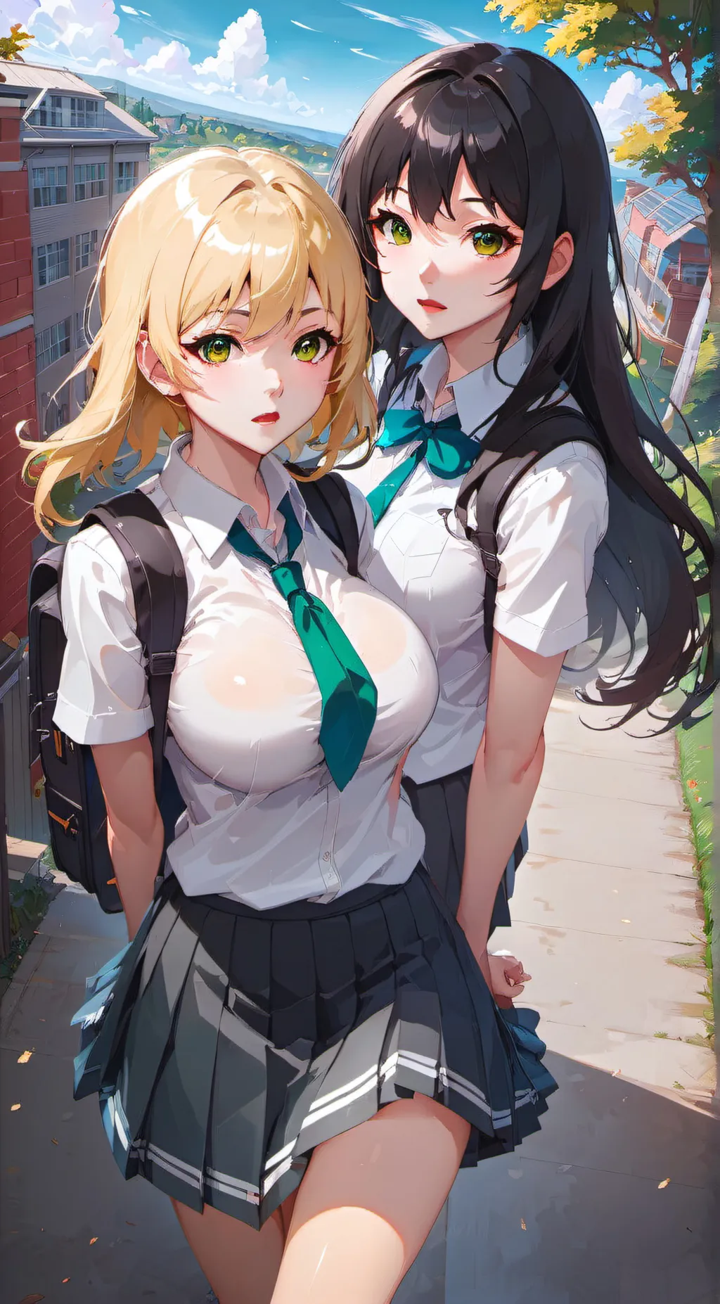 ai character: Arial & Kai background