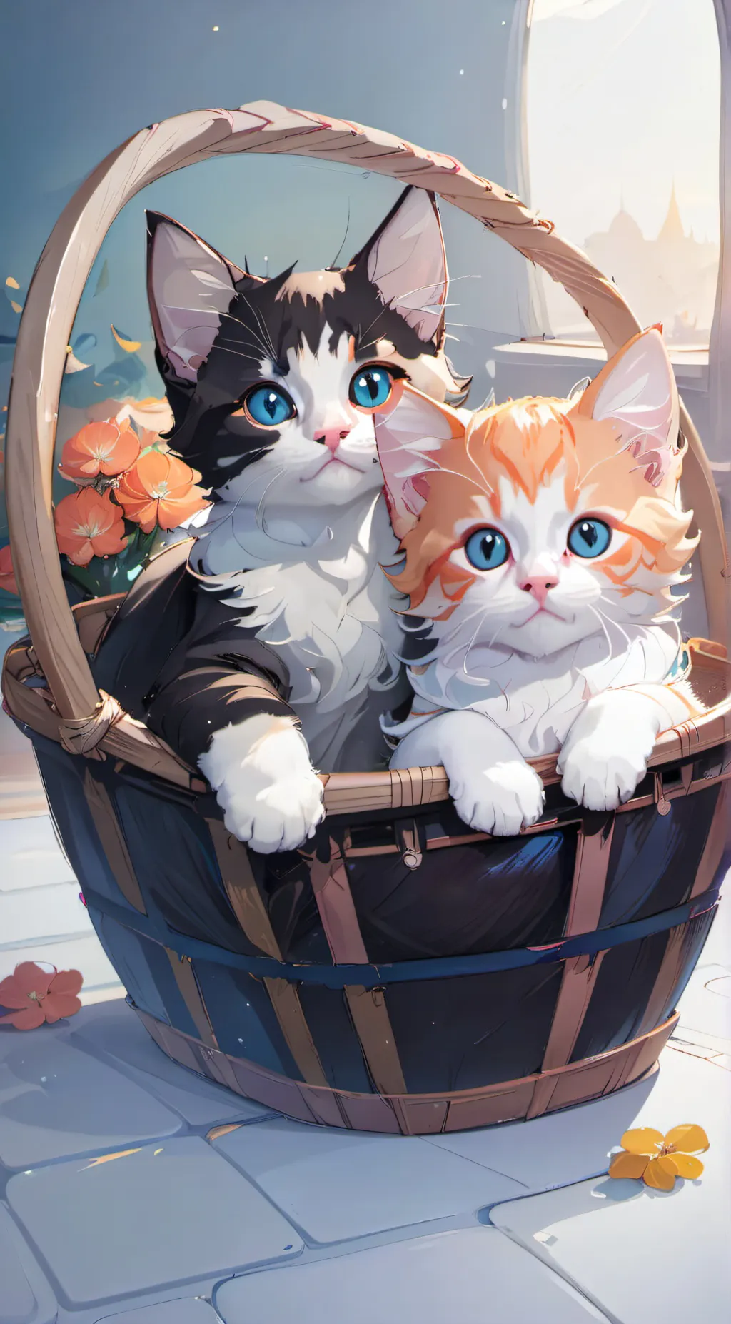 ai character: Coco and dark background