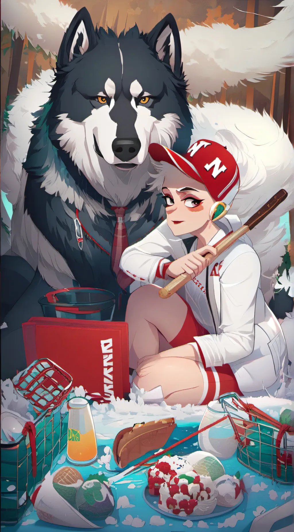 ai character: Angel dust background