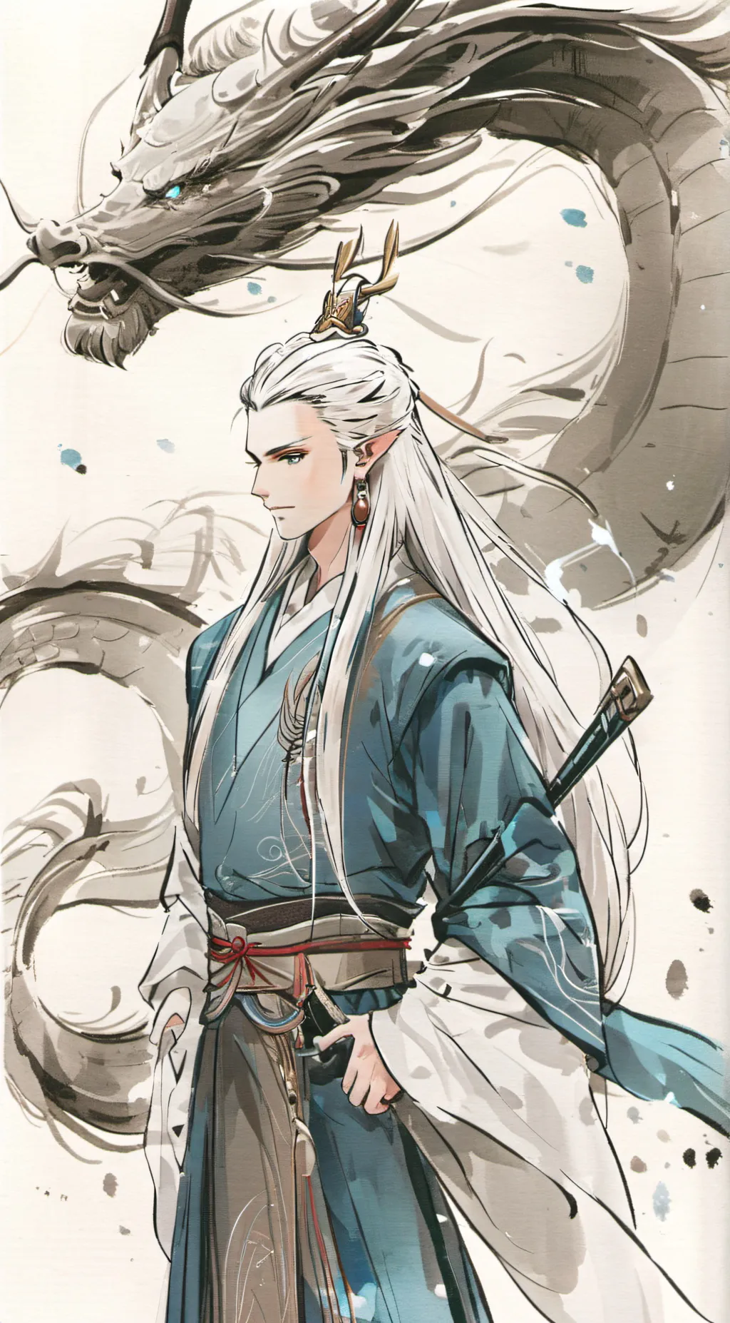 ai character: Bailong background