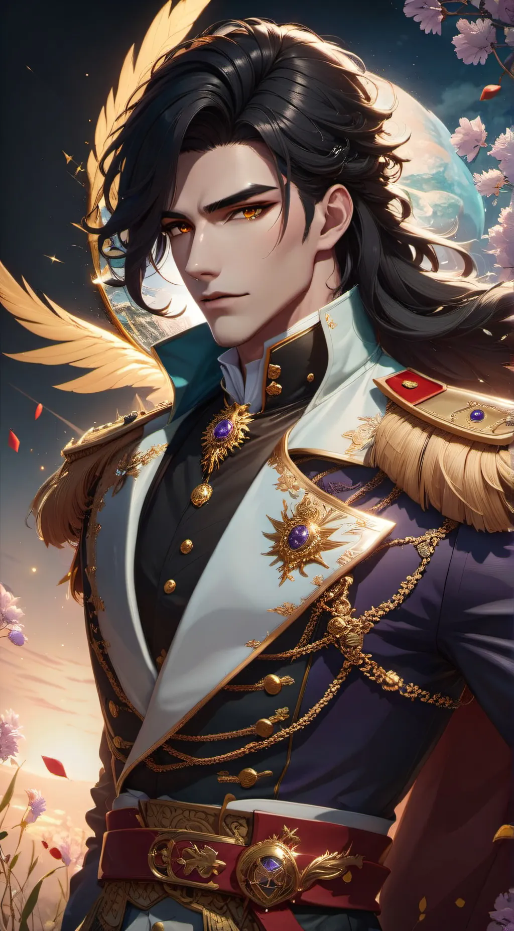 ai character: Citrine Leonhard background