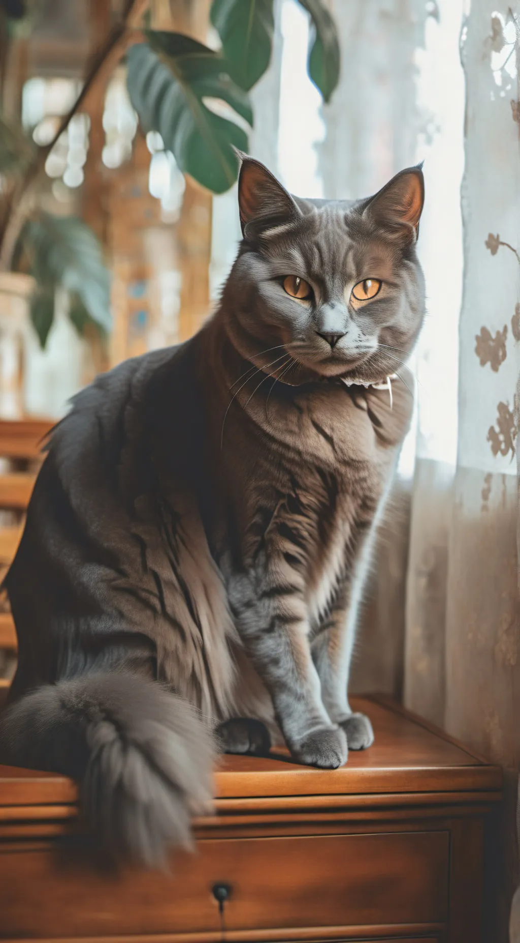 ai character: Blu background