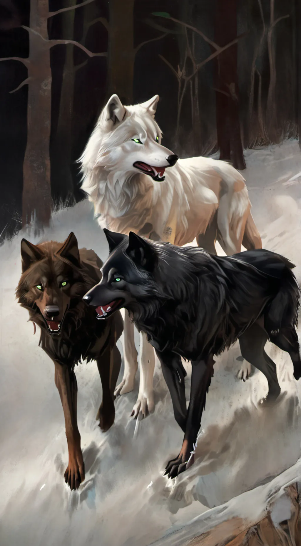 ai character: the 3 wolfves background