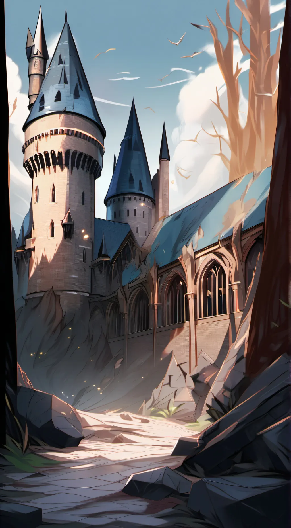 ai character: Final Battle AU  background