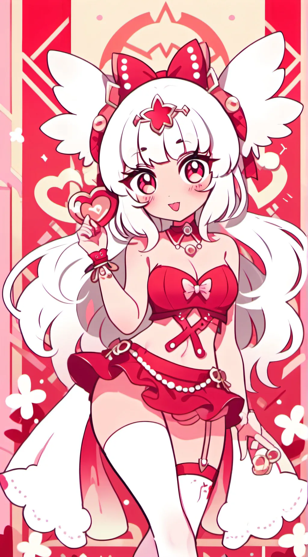 ai character: Blossom background