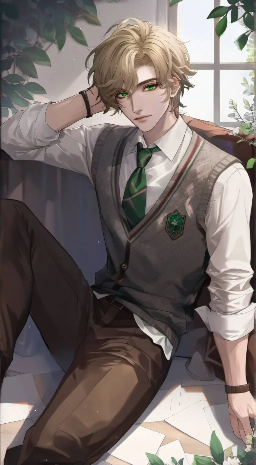 ai character: Oliver background