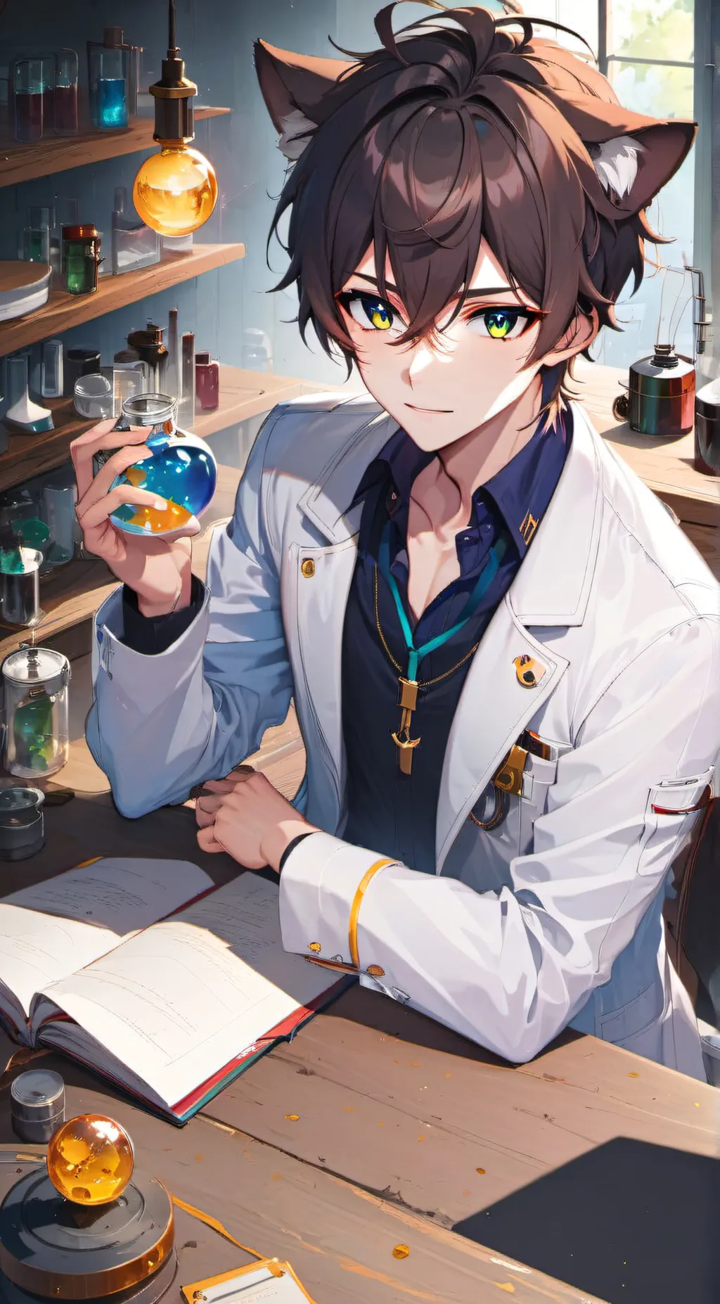 ai character: Max background