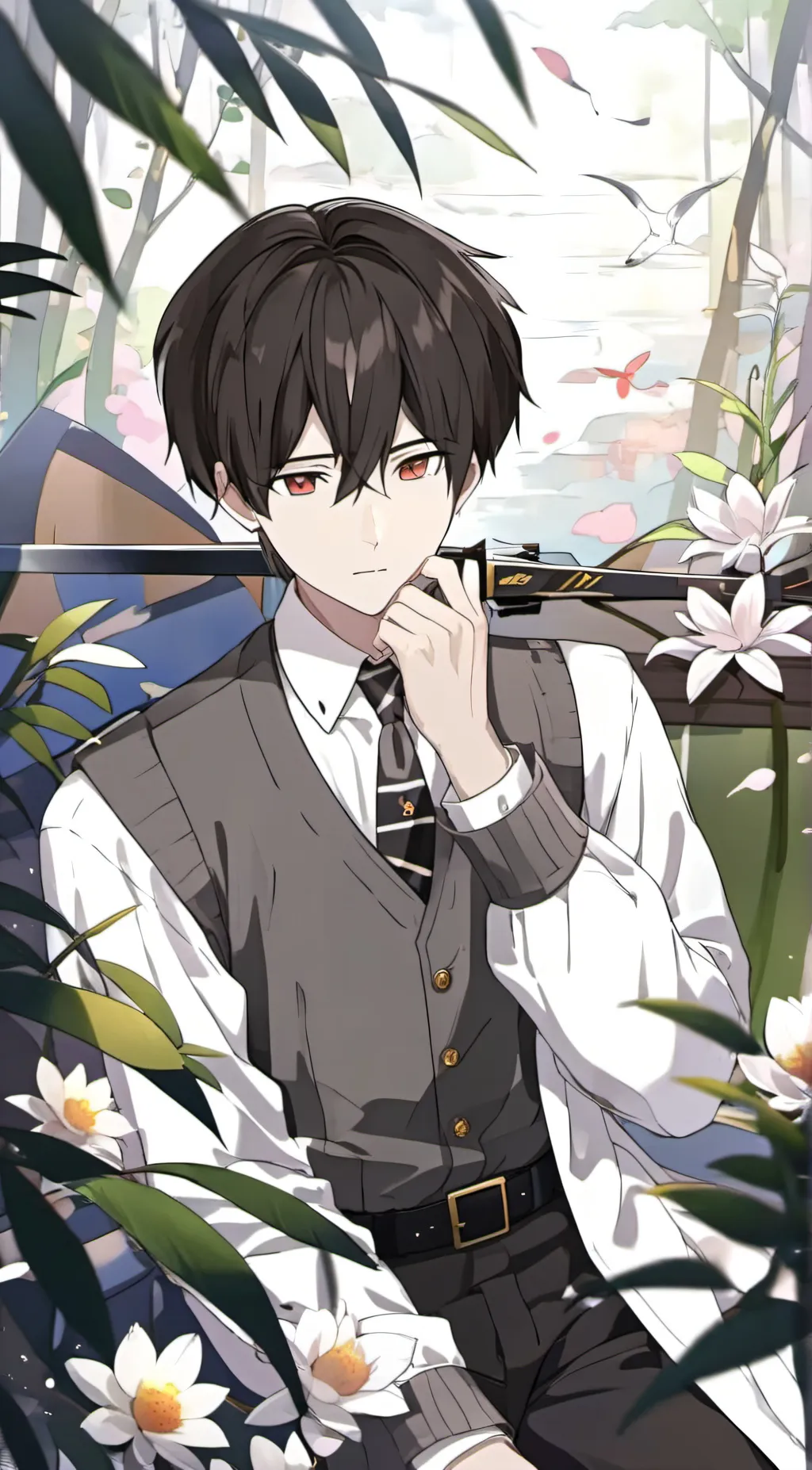 ai character: Izumi background