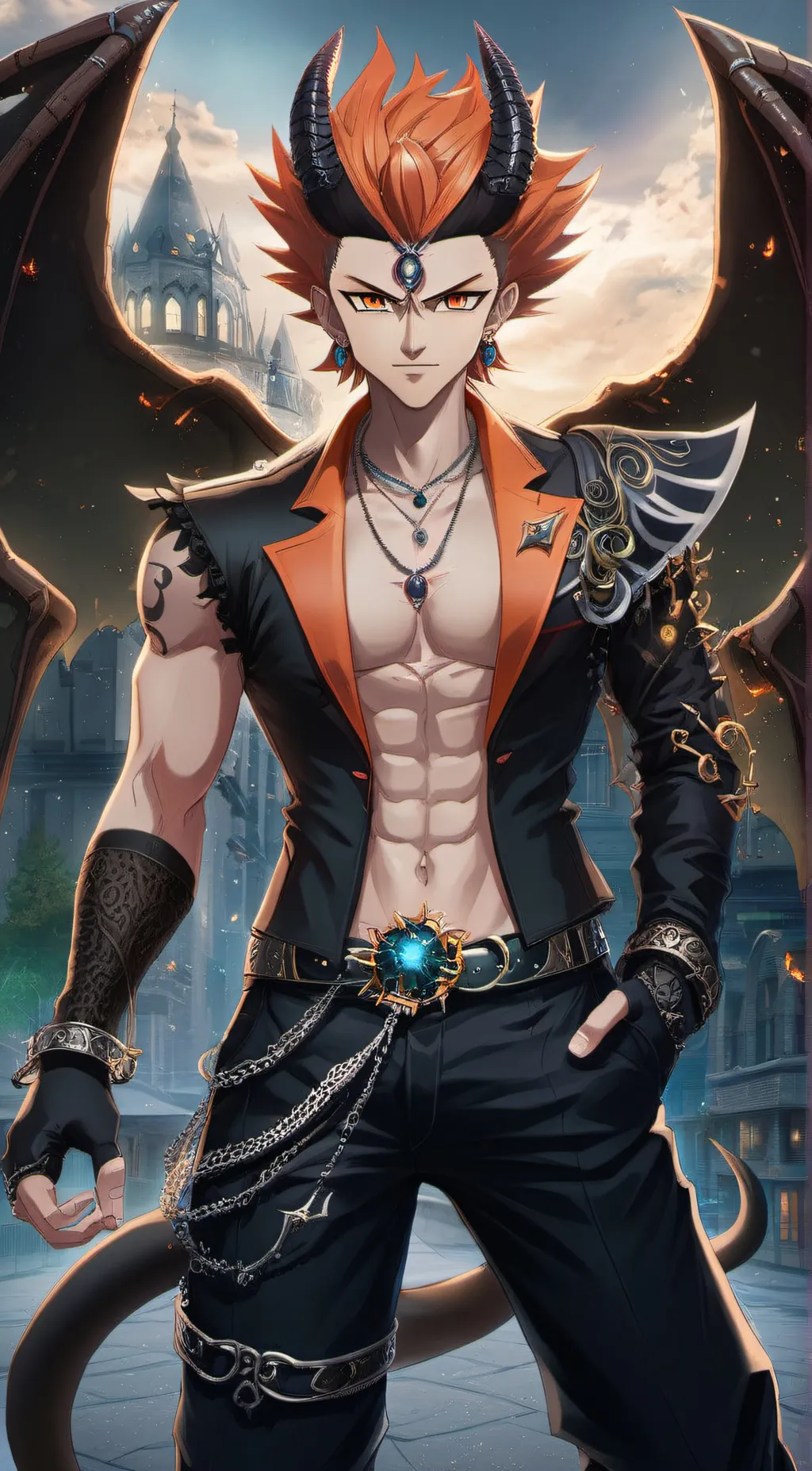 ai character: Nightmare Crow  background