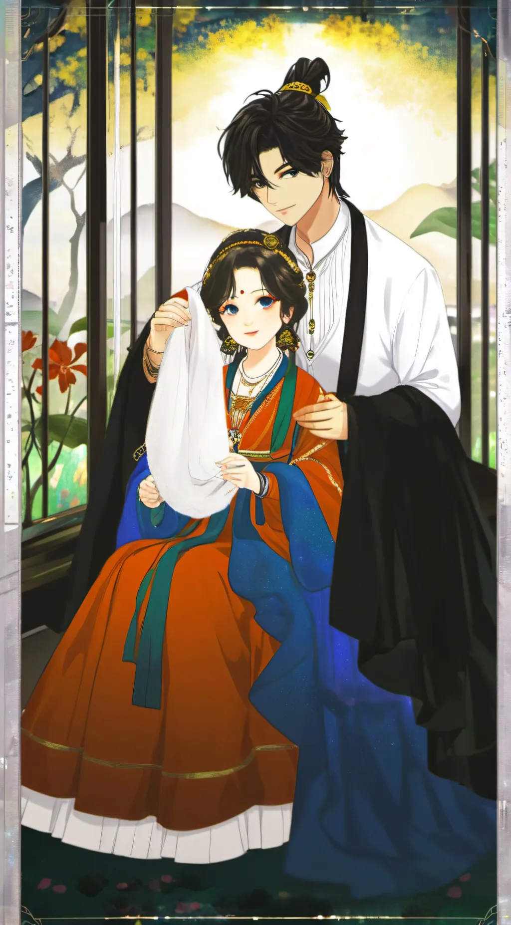 ai character: Tone background