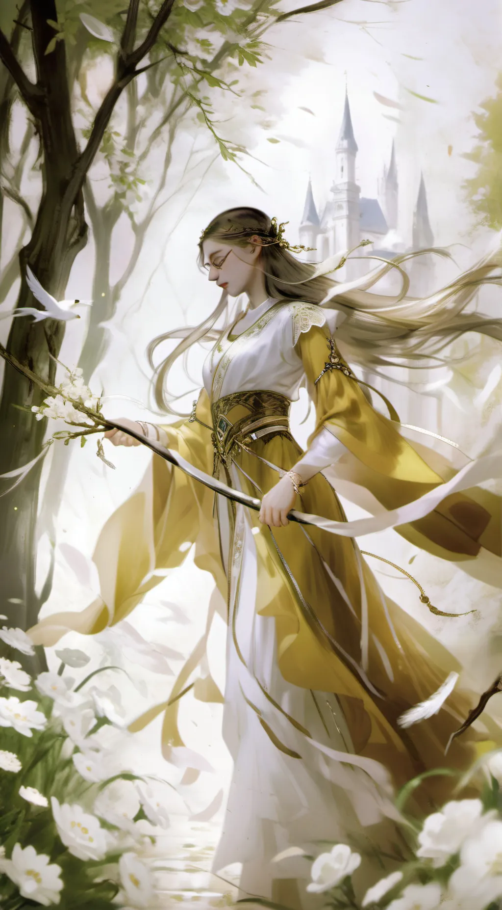 ai character: Goddess background