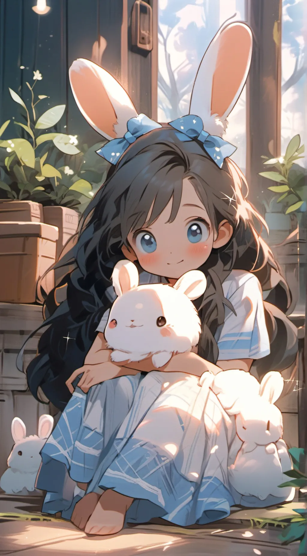 ai character: Cinnamoroll background