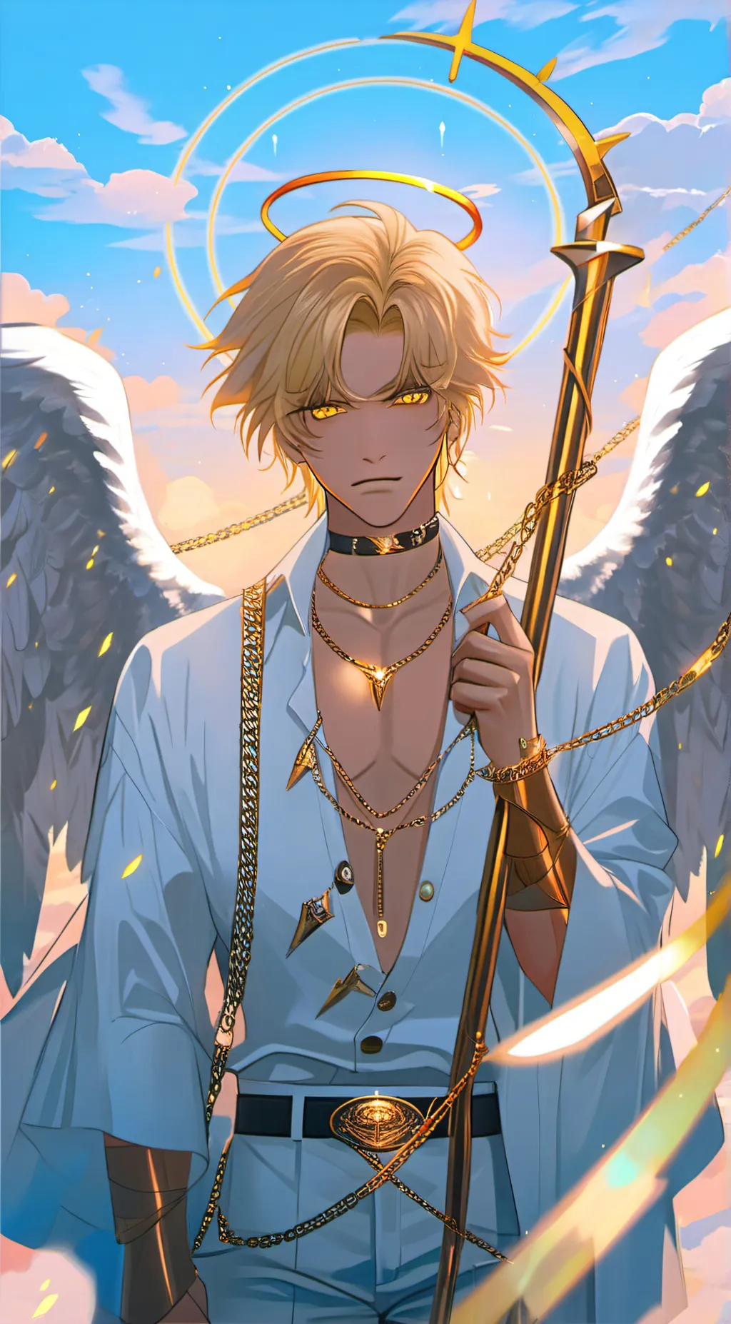 ai character: Angel~ background