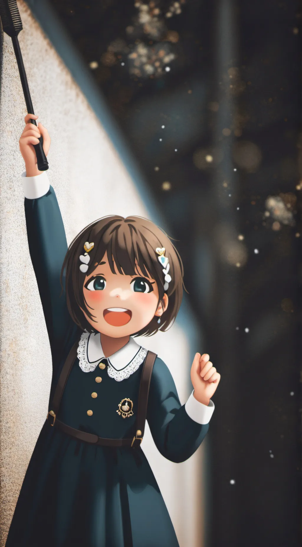 ai character: Theprincesslilydw  background