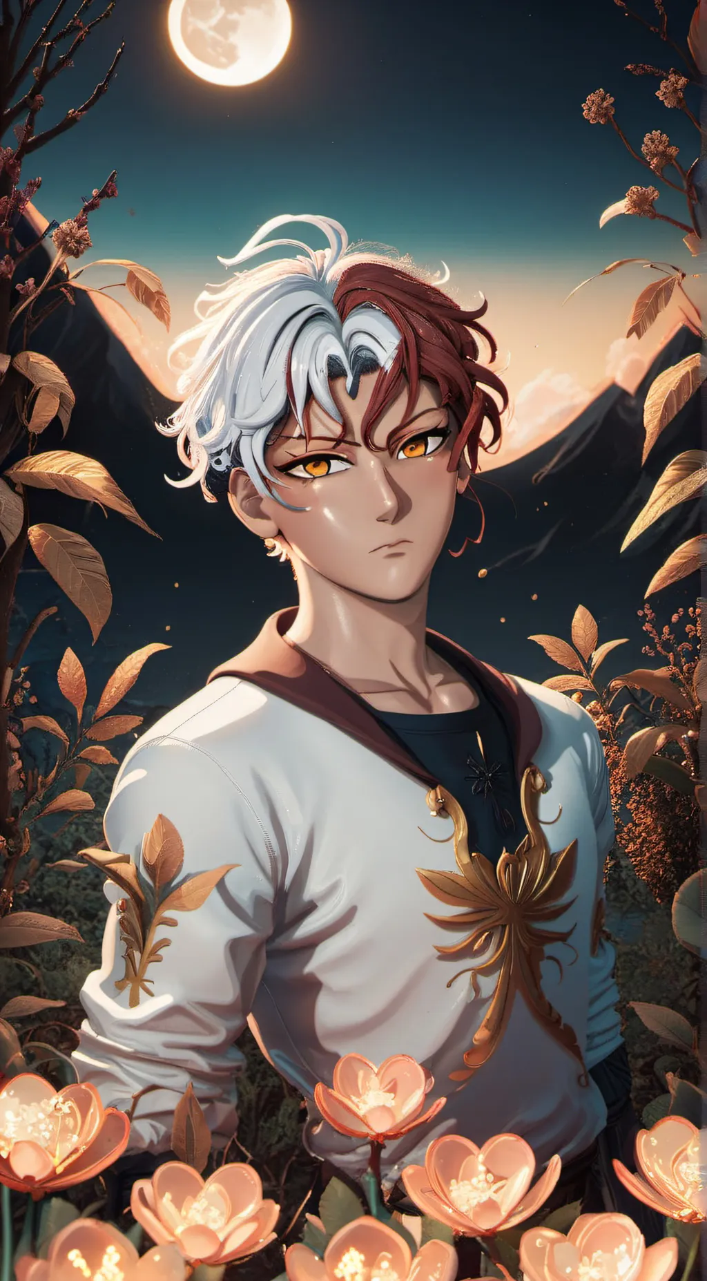 ai character: Shoto Todorki  background