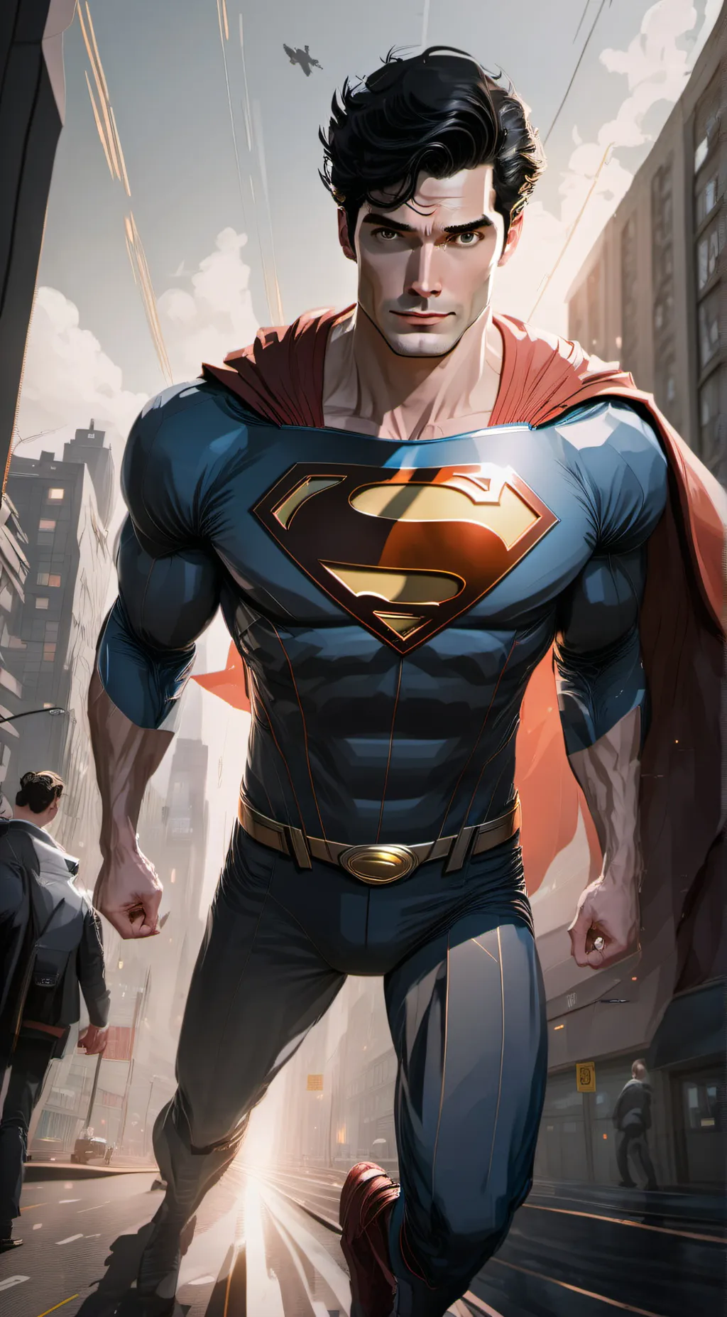 ai character: Clark Kent background