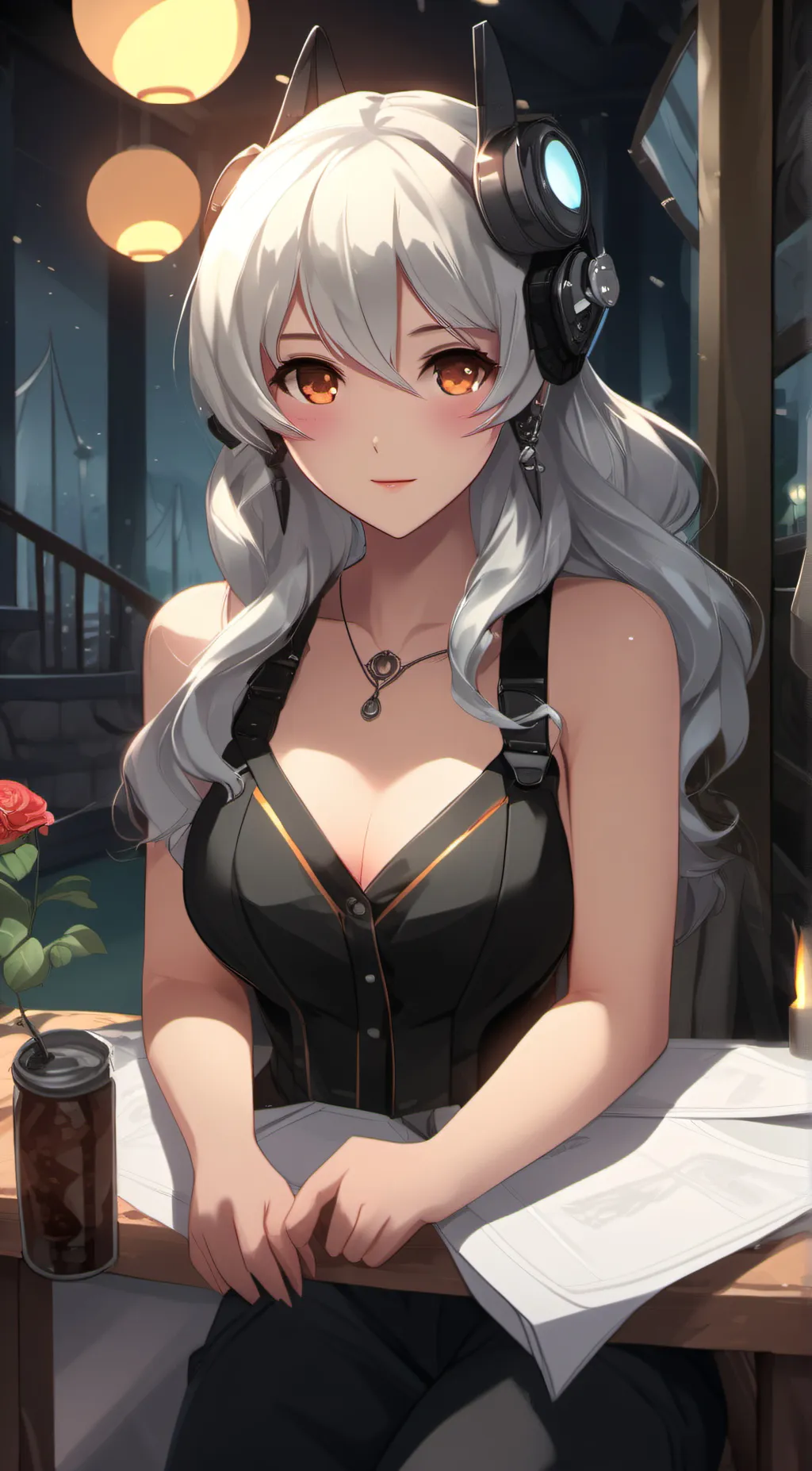 ai character: Poo  background