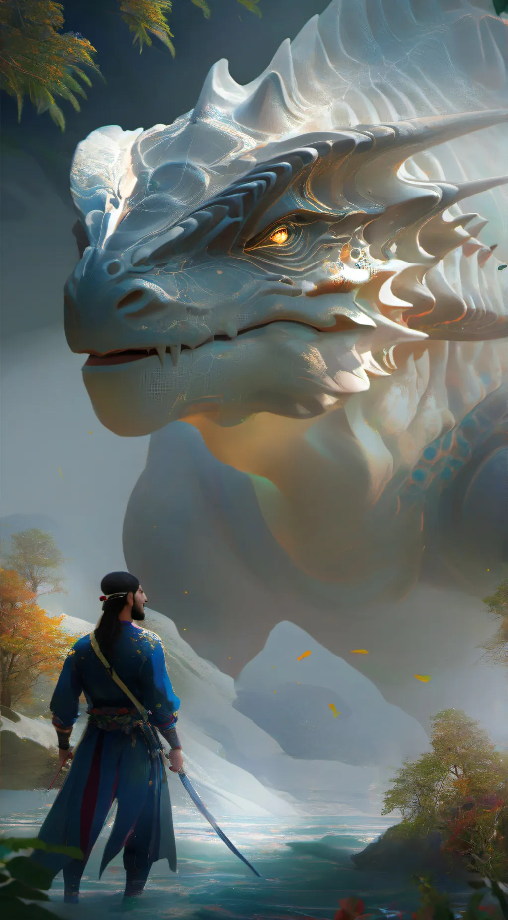 ai character: Scratch background