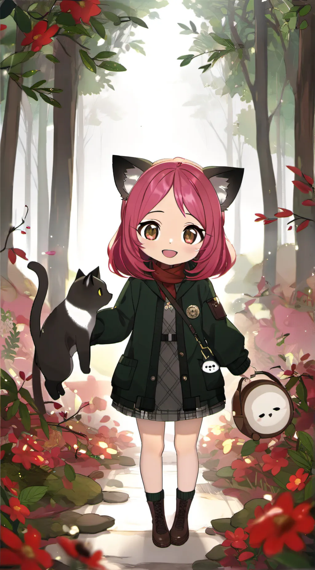 ai character: she is fun  background