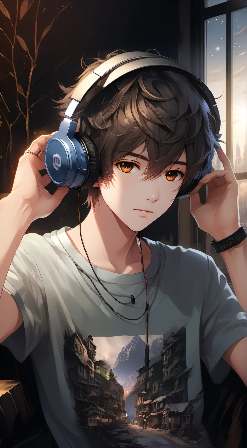 ai character: Aaron background