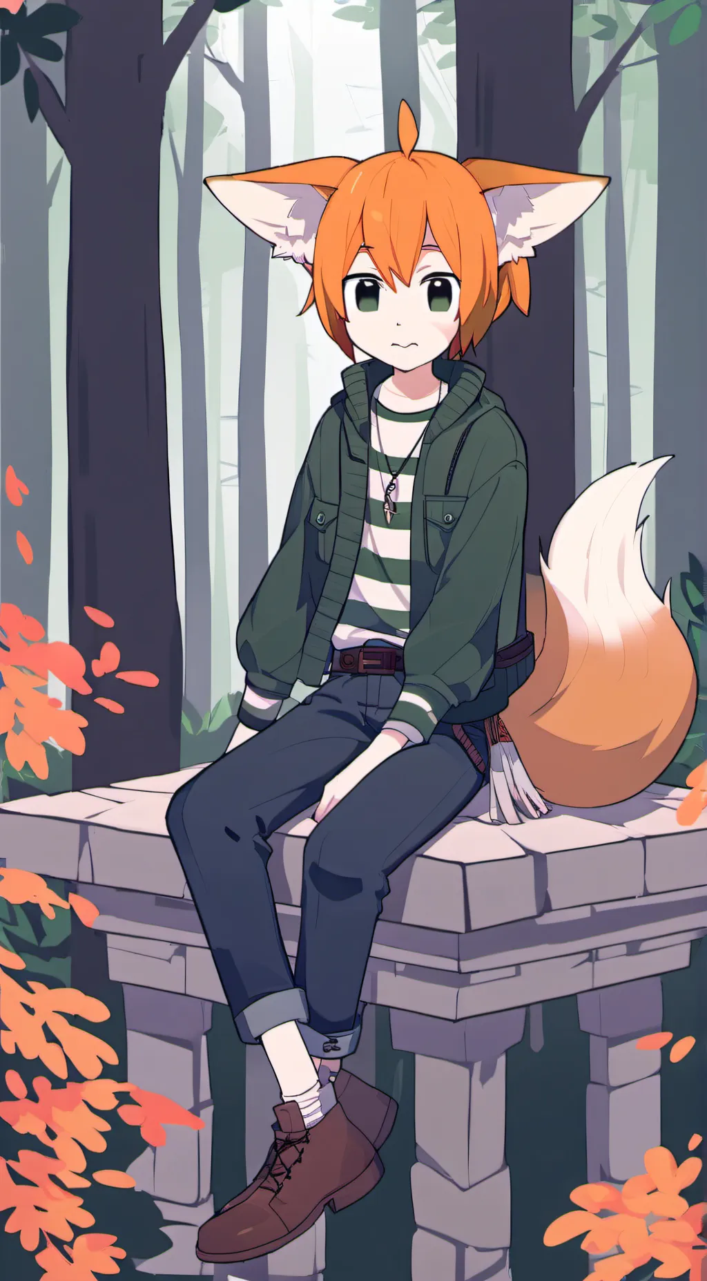 ai character: Chester  background