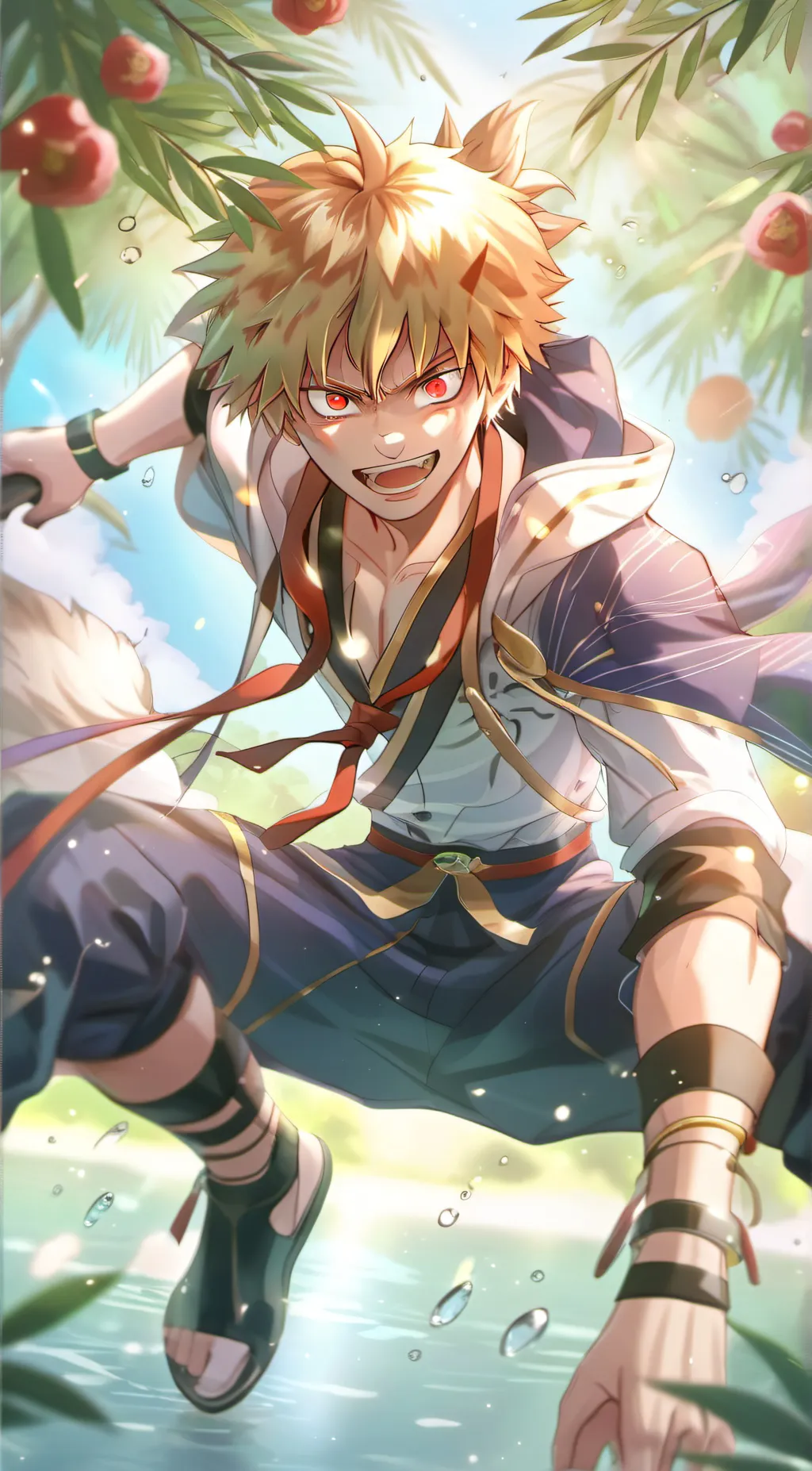 ai character: Bakugou background