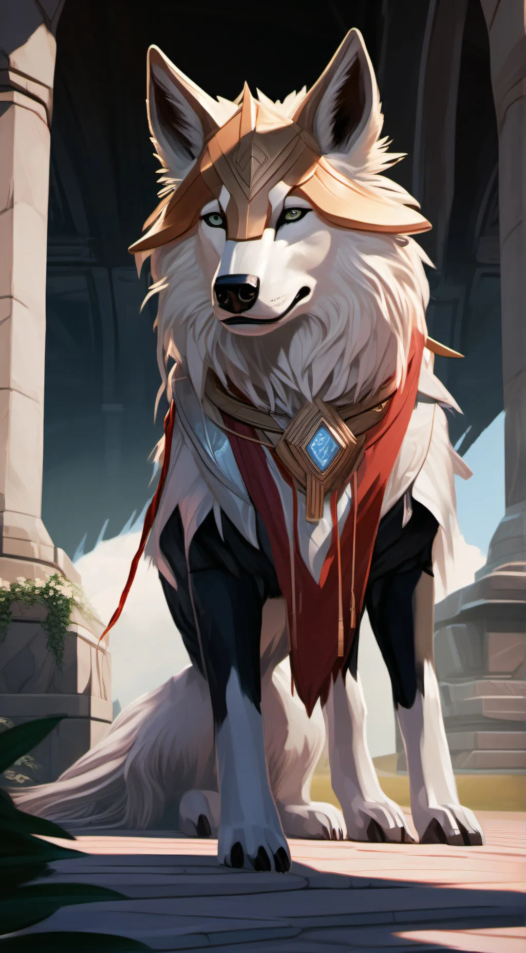 ai character: Ug I hate therians background