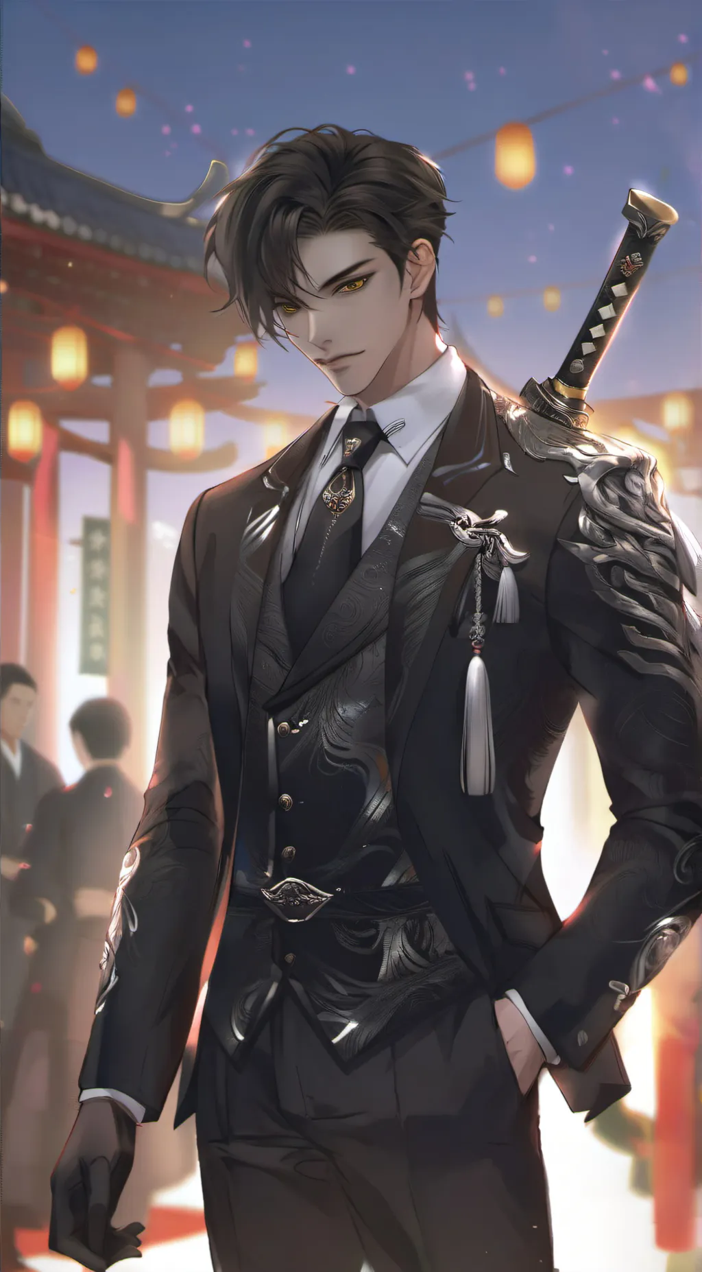 ai character: Kazuya background