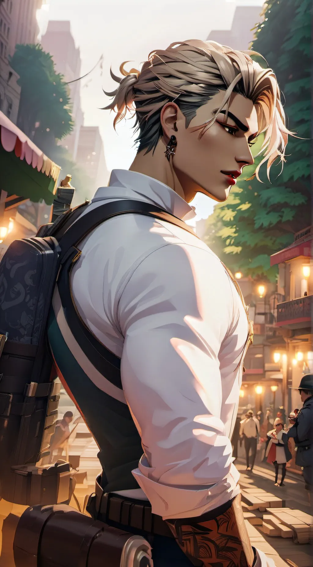 ai character: Keylex  background