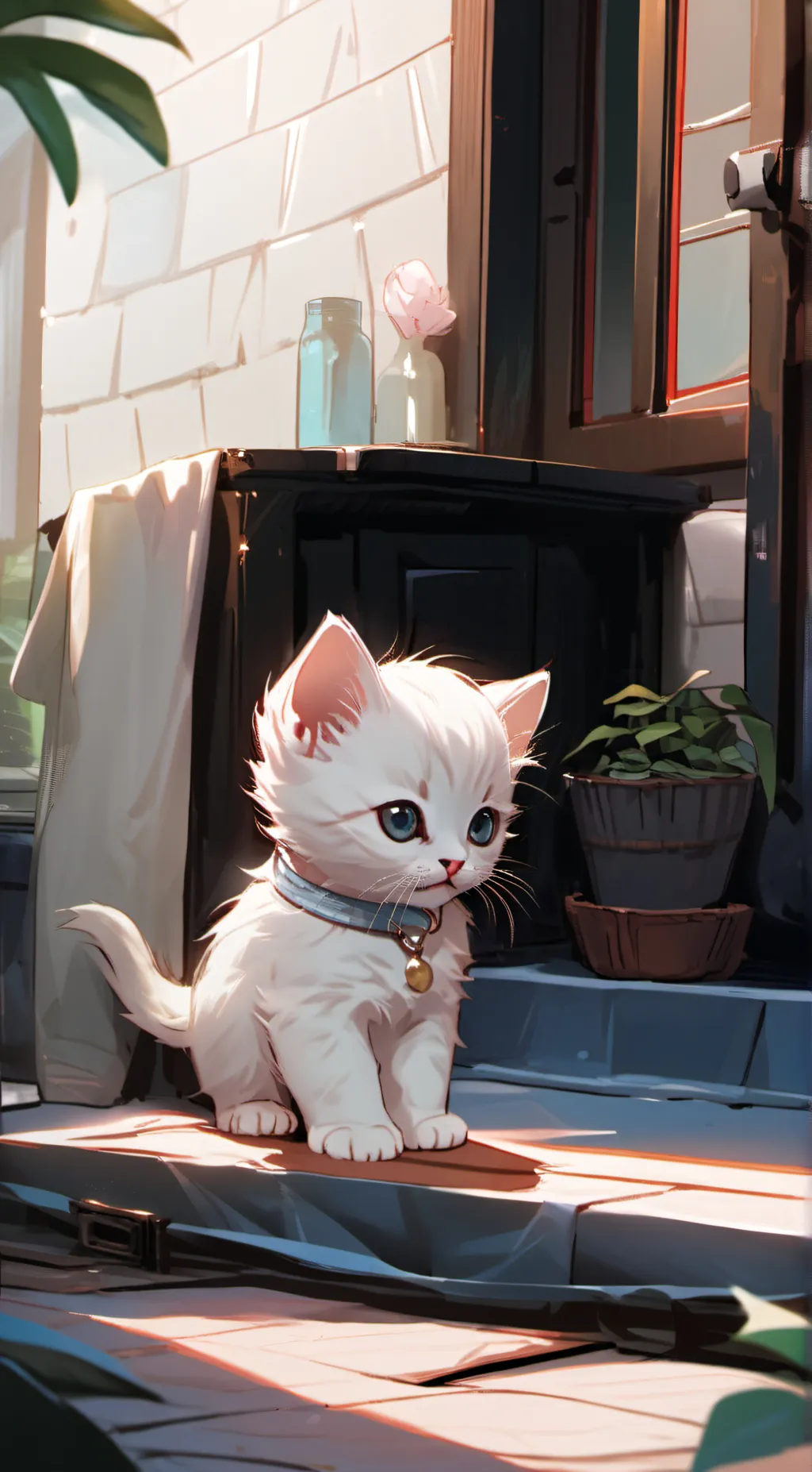 ai character: bad kitty 😡 background
