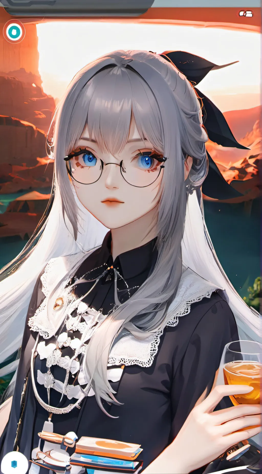 ai character: Baily background