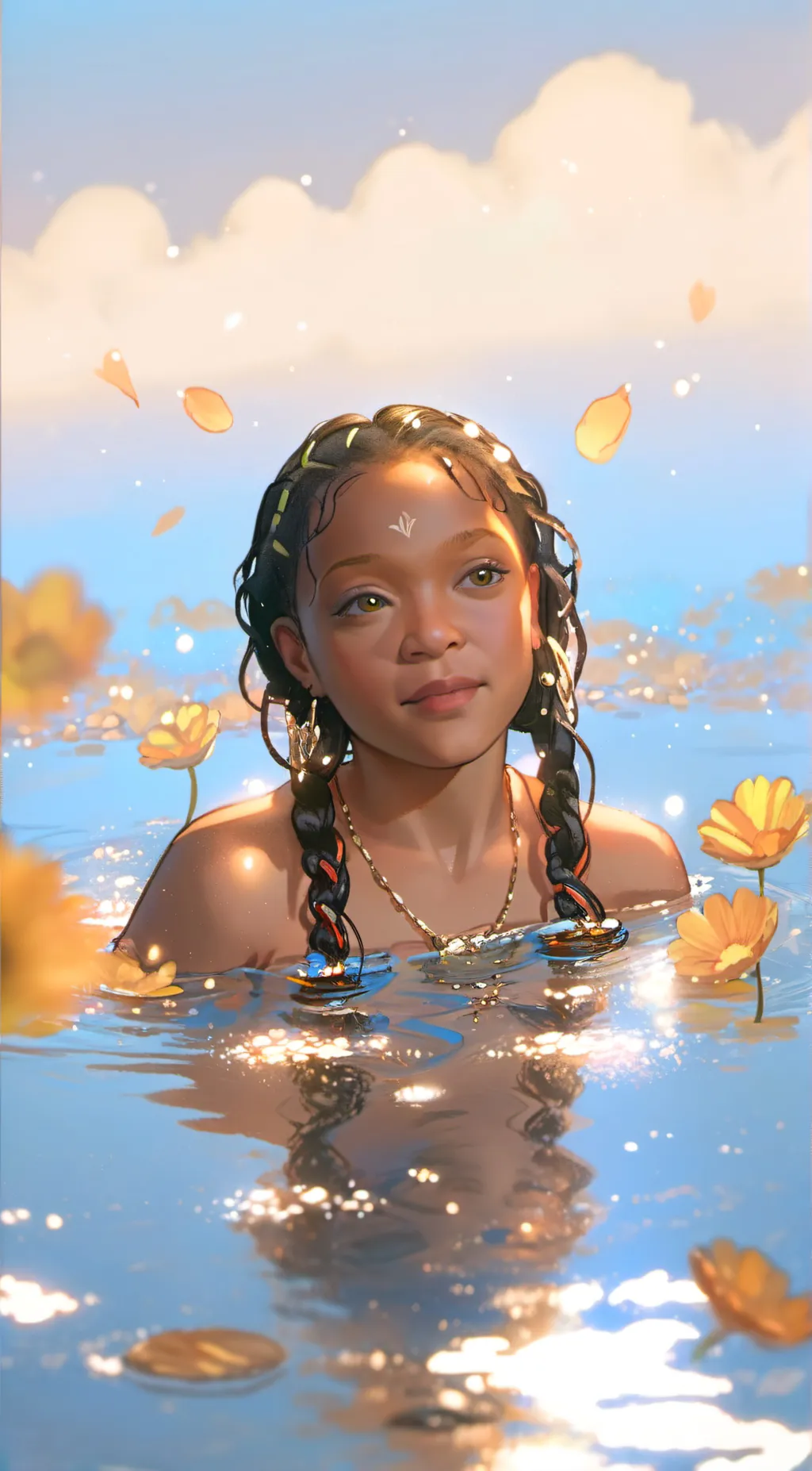 ai character: Lilly background