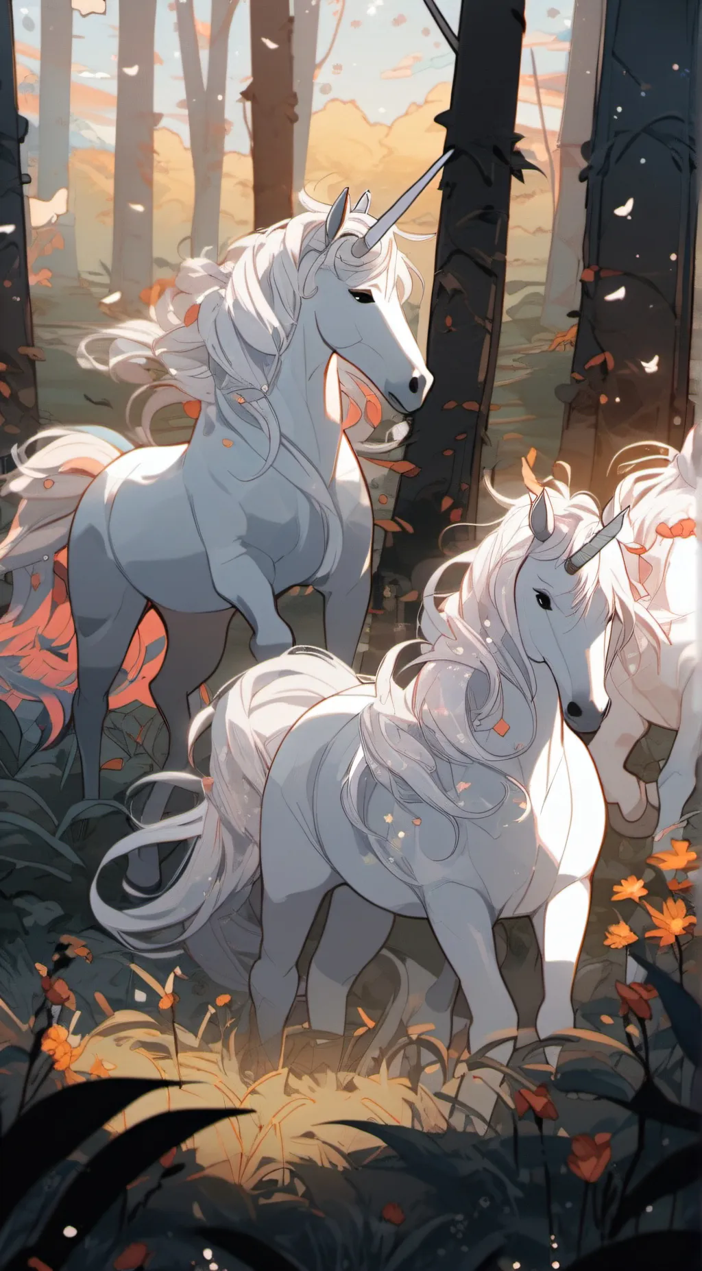 ai character: unicorn academy  background