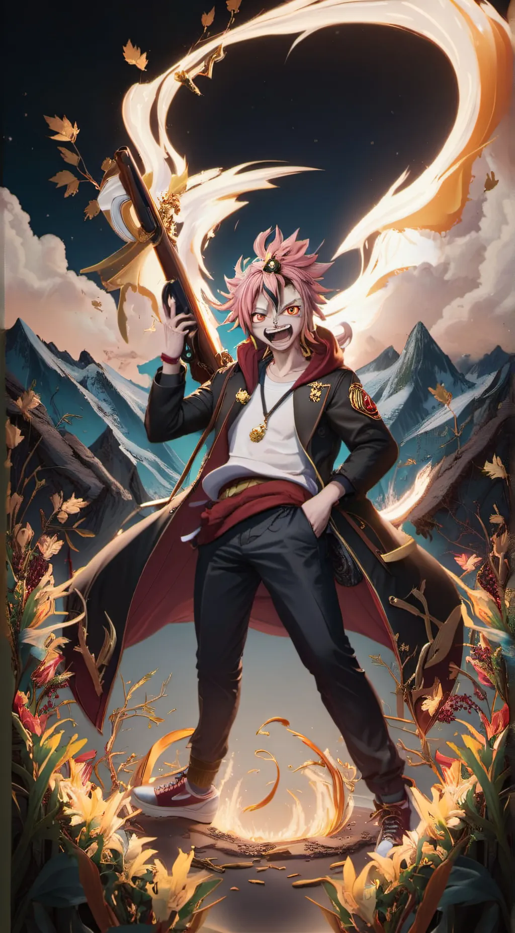 ai character: naza background