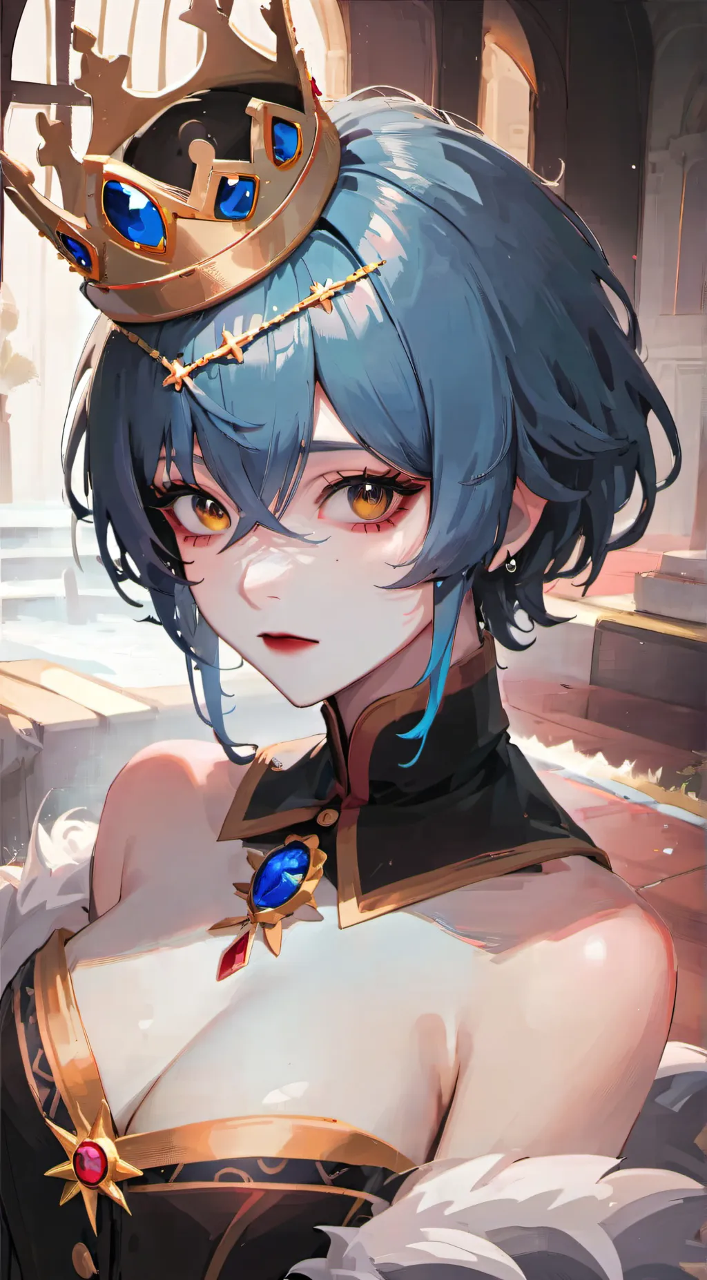 ai character: Rainbow friends  background