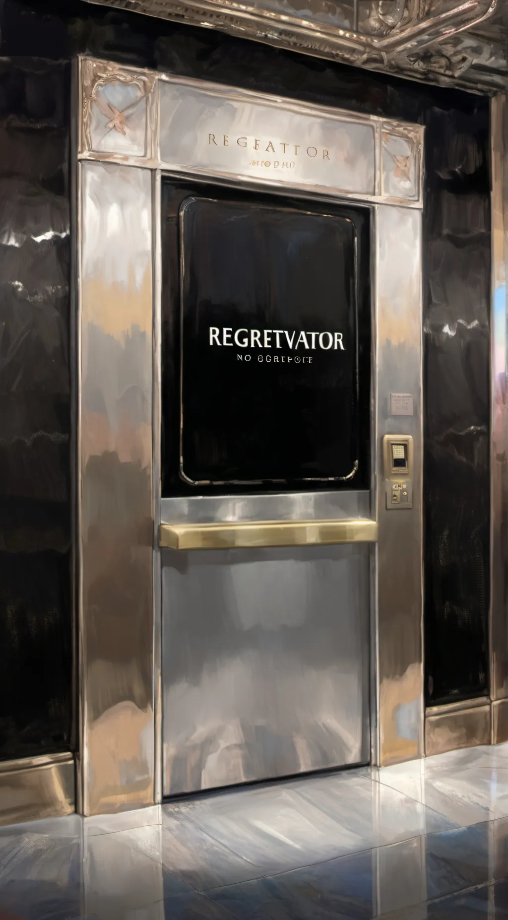 ai character: regretevator! background